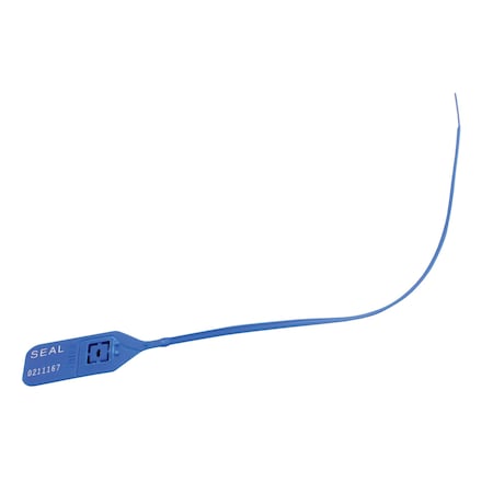 Vestil Security Seal 15", Polypropylene, Blue SECS-L11-BL